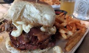Copper State Brewing Co signature dishes Truffle Shuffle BurgerRugged North BurgerBrewer's Mac & Cheese